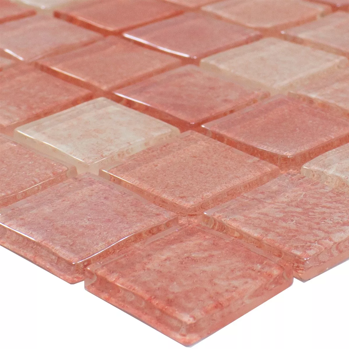 Mosaïque En Verre Novigrad Rose 23x23x4 mm