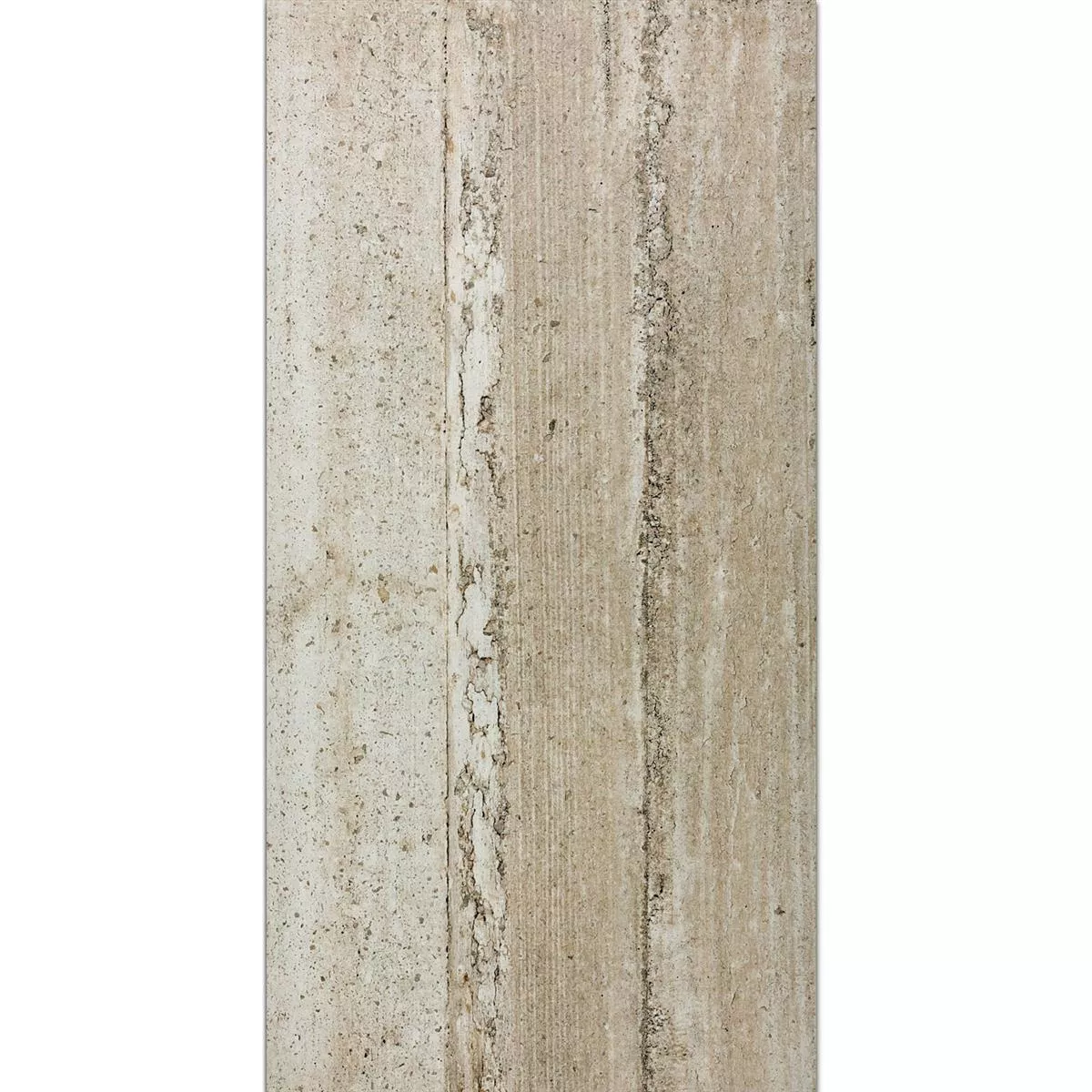 Échantillon Carrelage Sol Et Mur Optique Ciment Sambuco Blanc 30x90cm