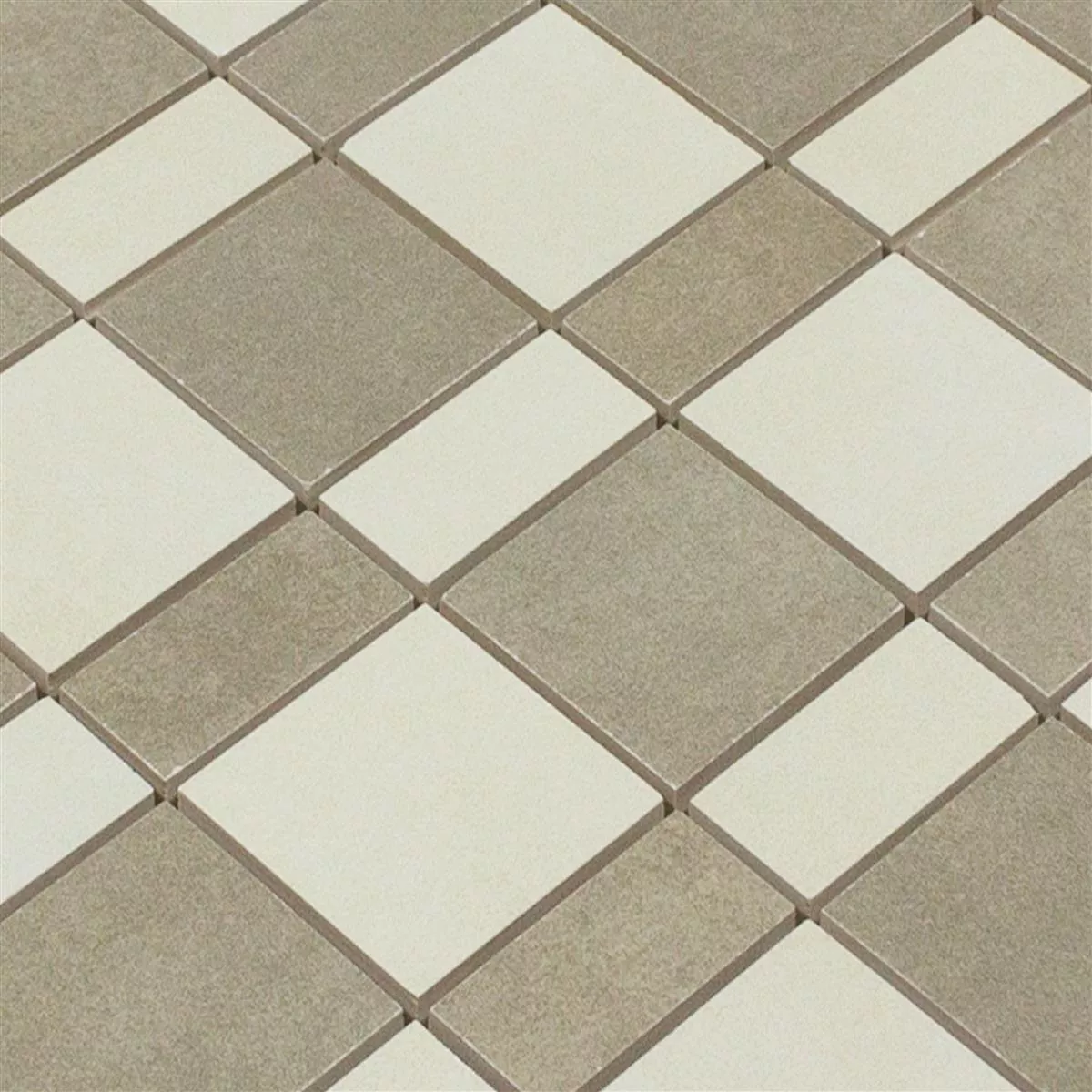 Échantillon Céramique Mosaïque Carrelage Kanorado Beige Mix