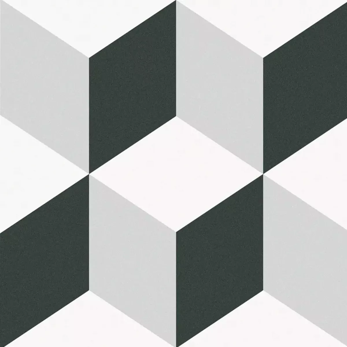 Vloertegels Cement Optic Atlantica Dobbelen Grijs Wit