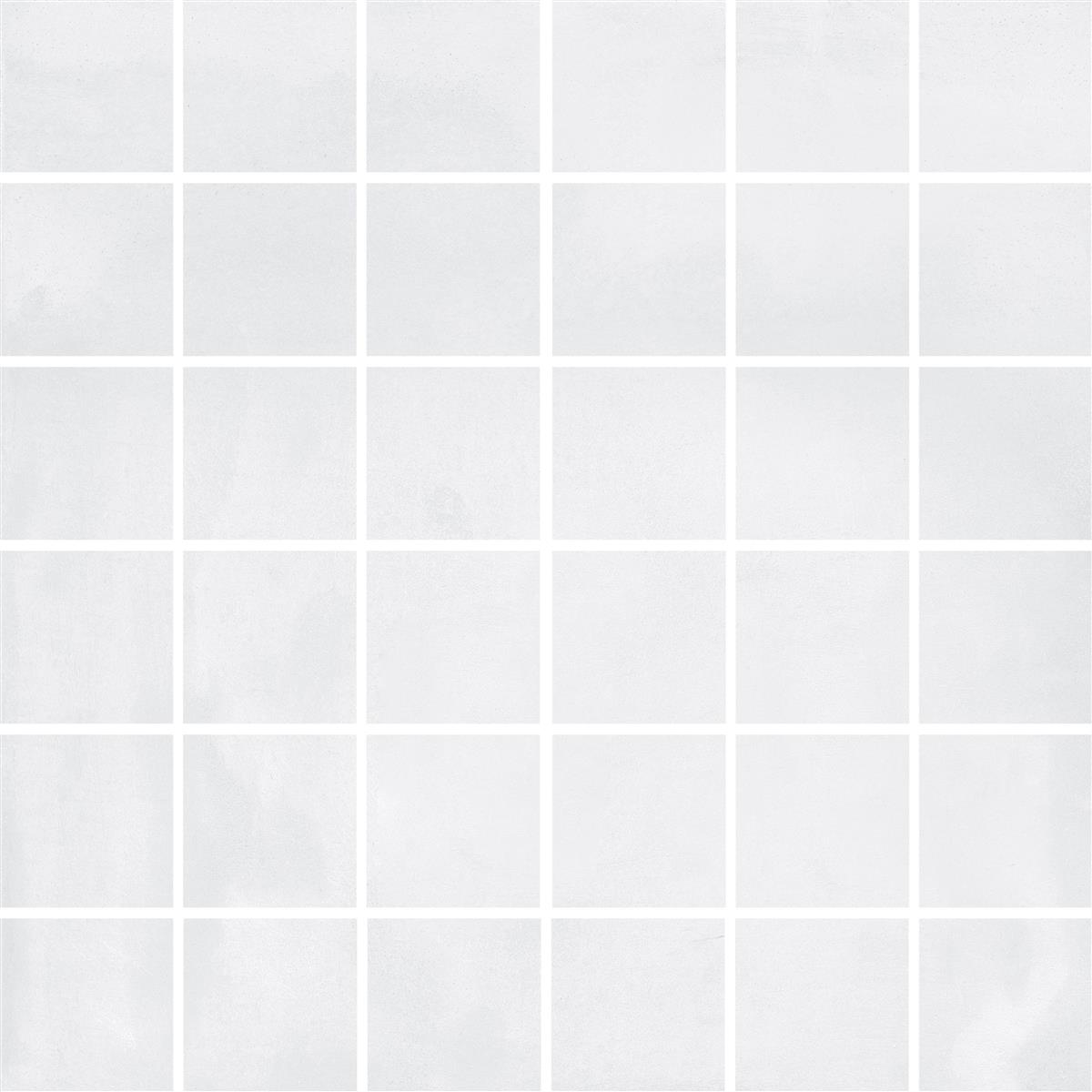 Mosaïque Carrelage Brazil Pierre-Optique Blanc
