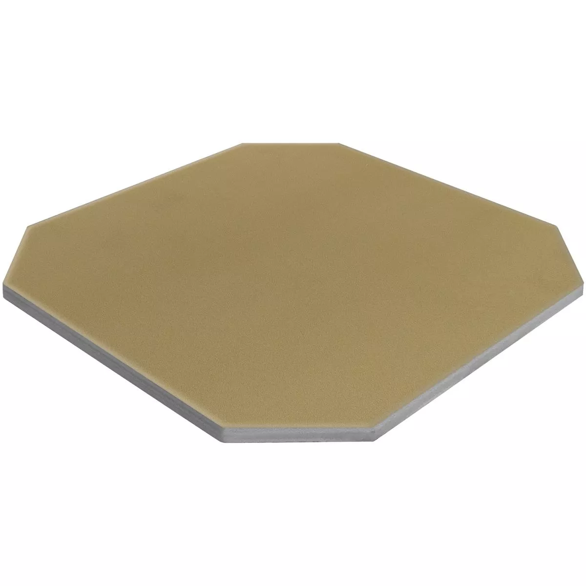 Sample Porselein steengoed Tegels Genexia Uni Beige Octagon 20x20cm