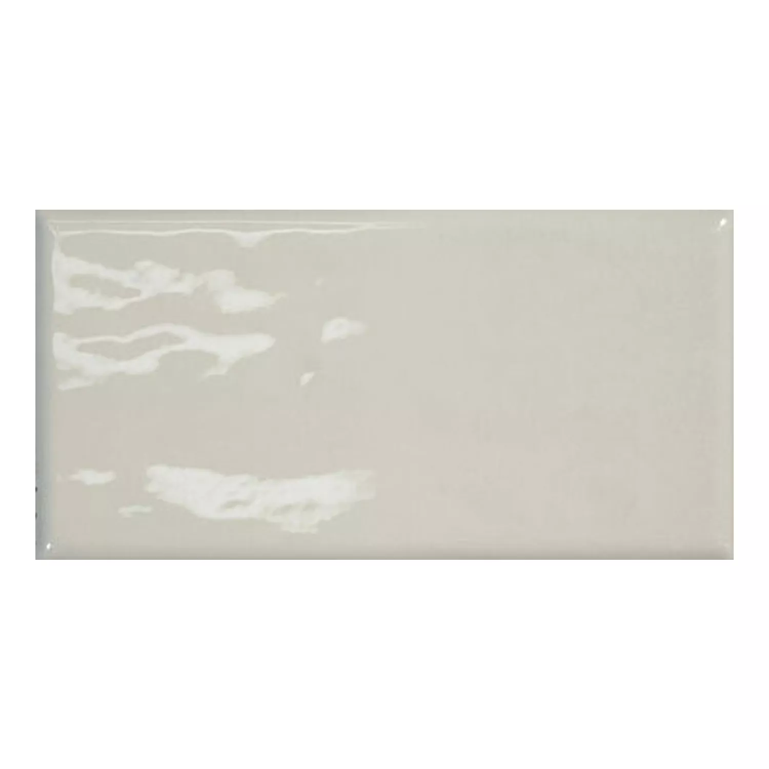Calissi Gris Brillant Rustique 7,5x15 cm Artic Grey