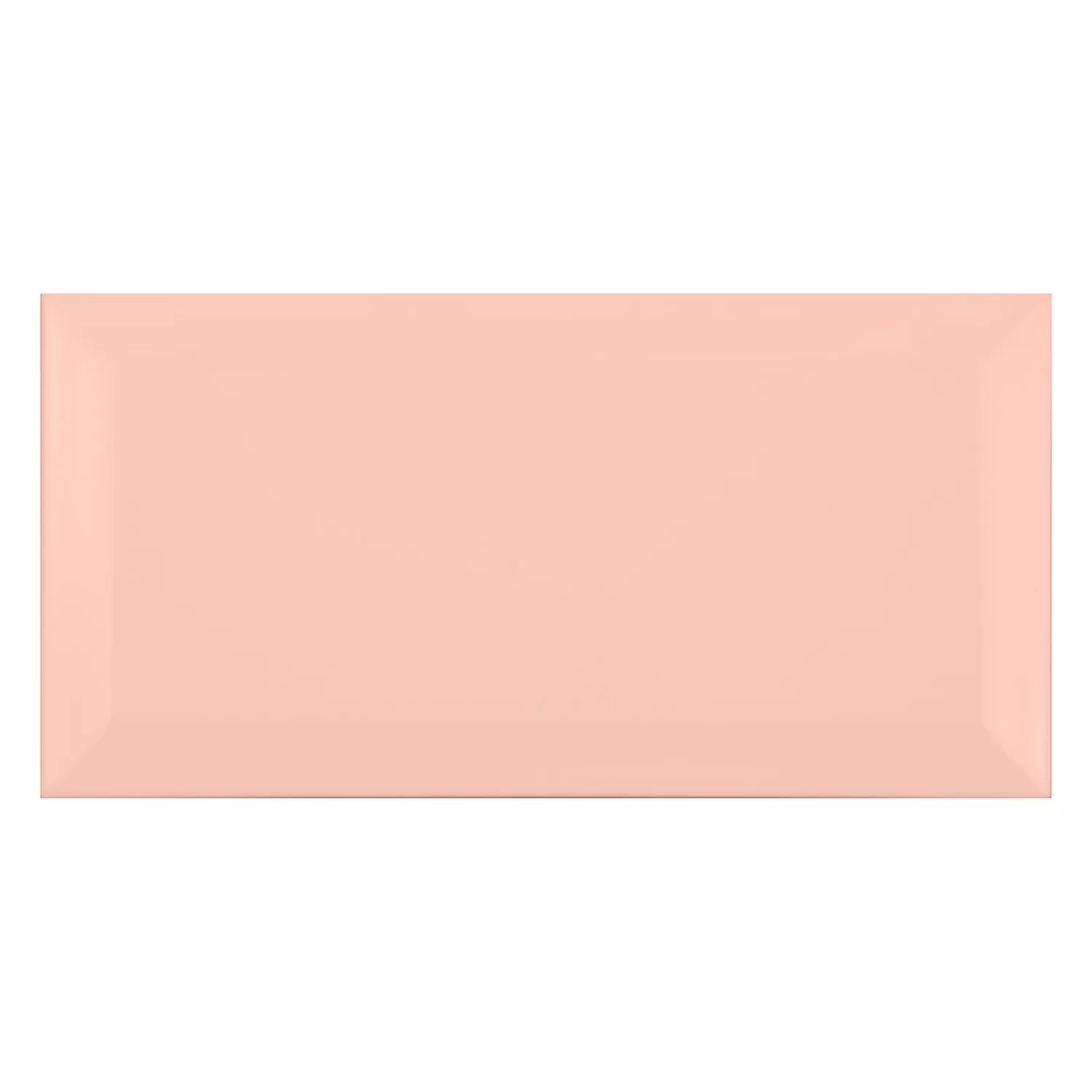 Carrelage métro Orange Mat 10x20 cm Avec Facette Jasper Salmon