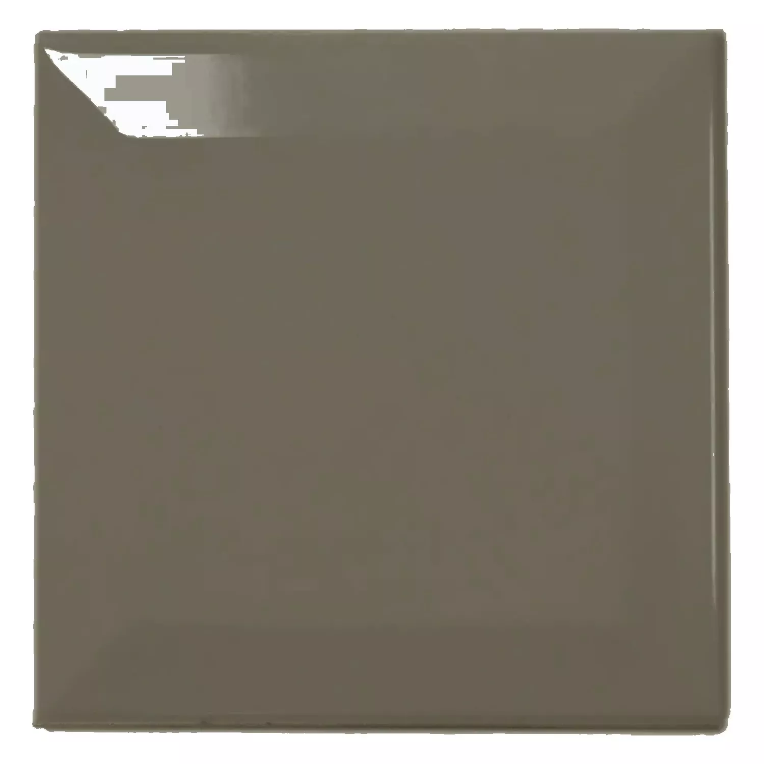 Carrelage métro Gris Brillant 10x10 cm Avec Facette Catarina Dark Grey