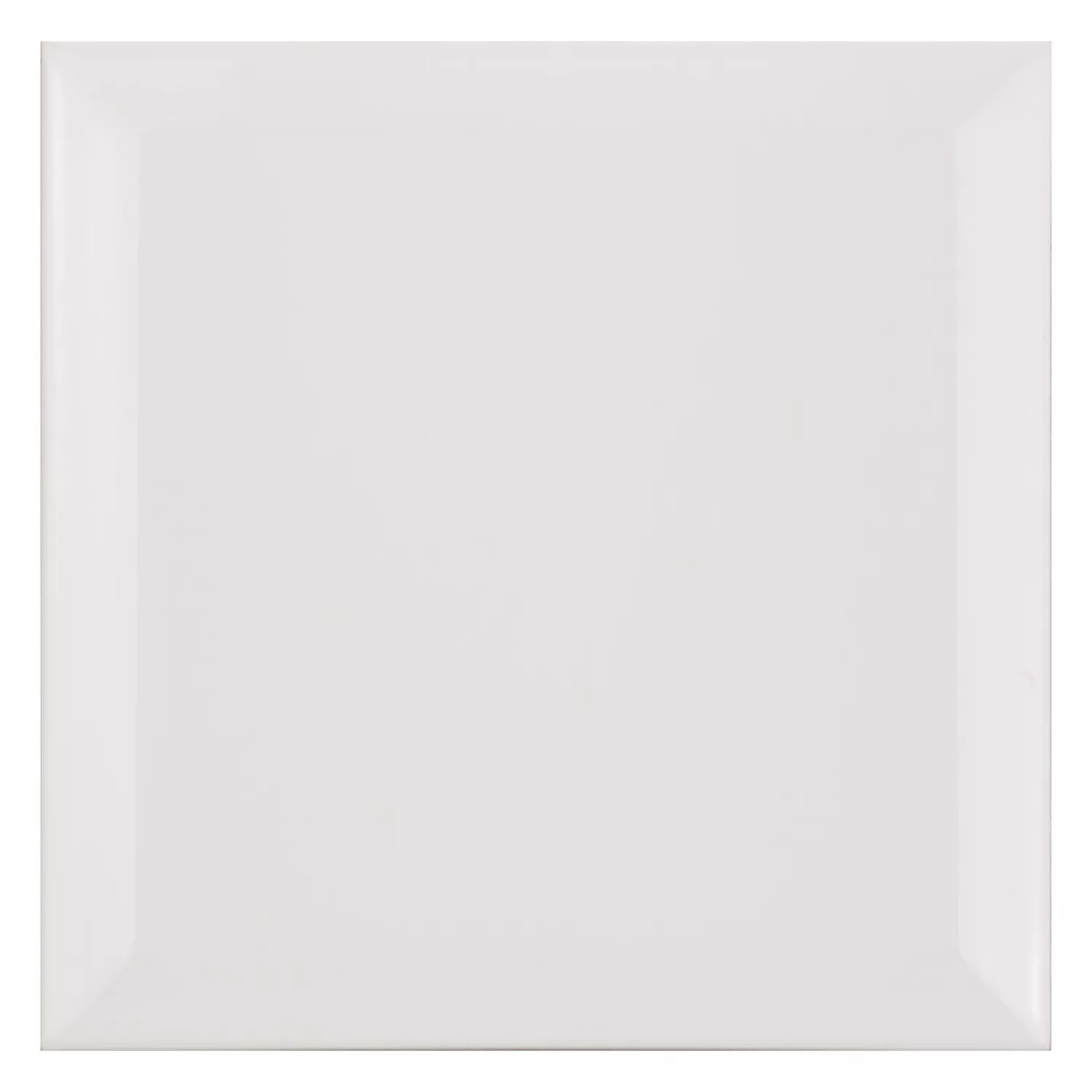 Metro tegel Wit Mat 15x15 cm Met Facet Eris Blanco