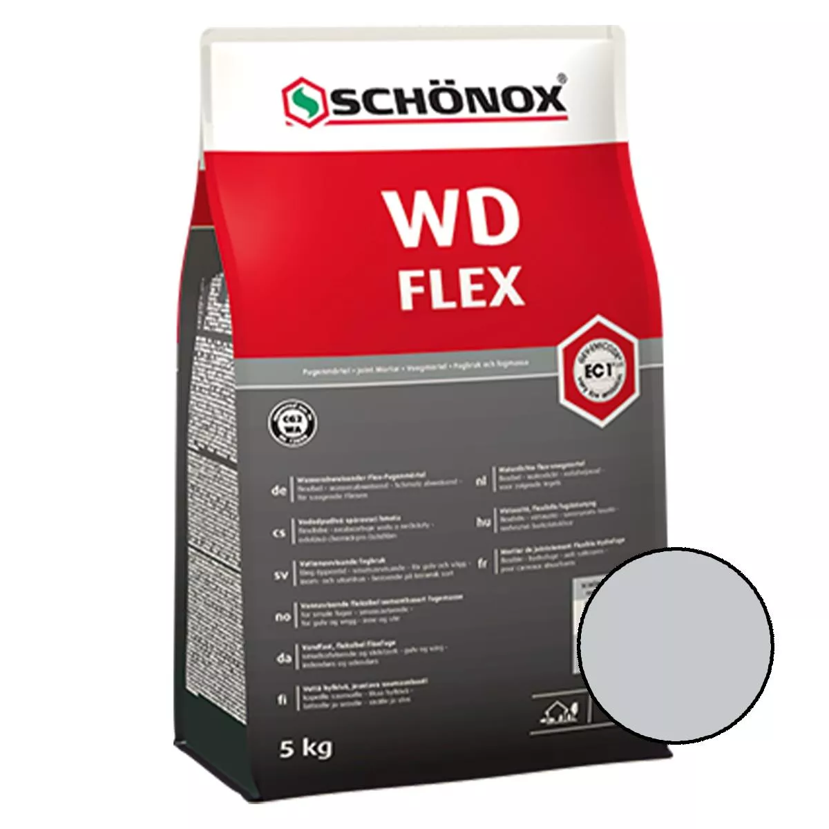 Coulis Schönox WD Flex Gris Argent 15 kg