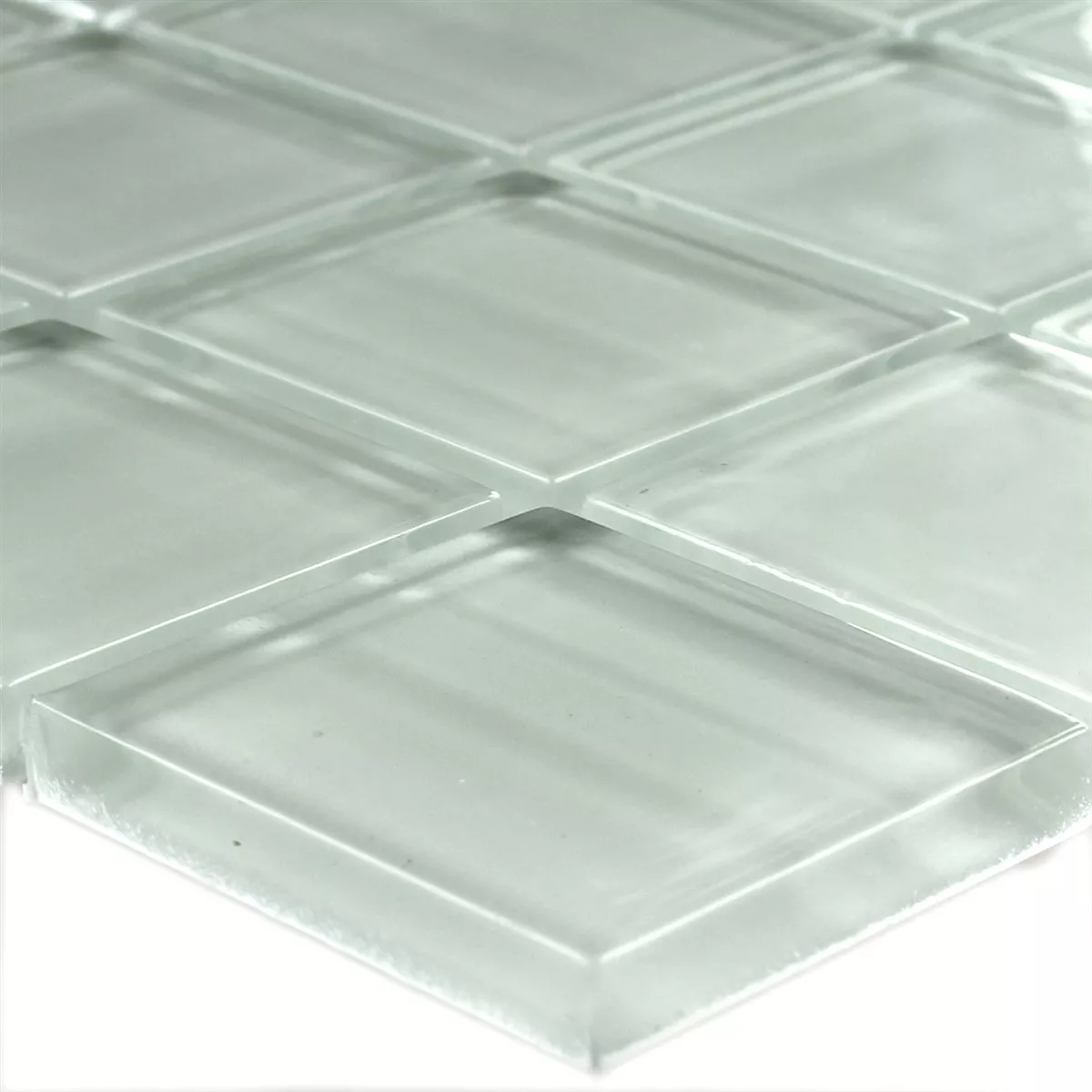 Sample Glasmozaïek Columbia Wit Gestreept