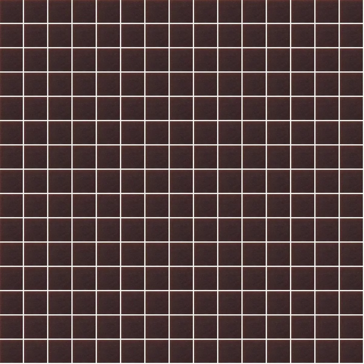 Mosaïque En Verre Tuile Trend-Vi Vitreo 209 Brun 20x20mm