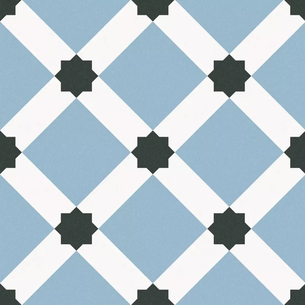 Vloertegels Cement Optic Atlantica Colmar Blauw Wit