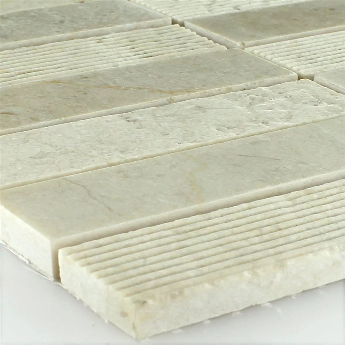Mosa que Pierre Naturelle Marbr B tonnet Frais Poli Beige mosa-que-pierre-naturelle-marbr-b-tonnet-frais-poli-beige