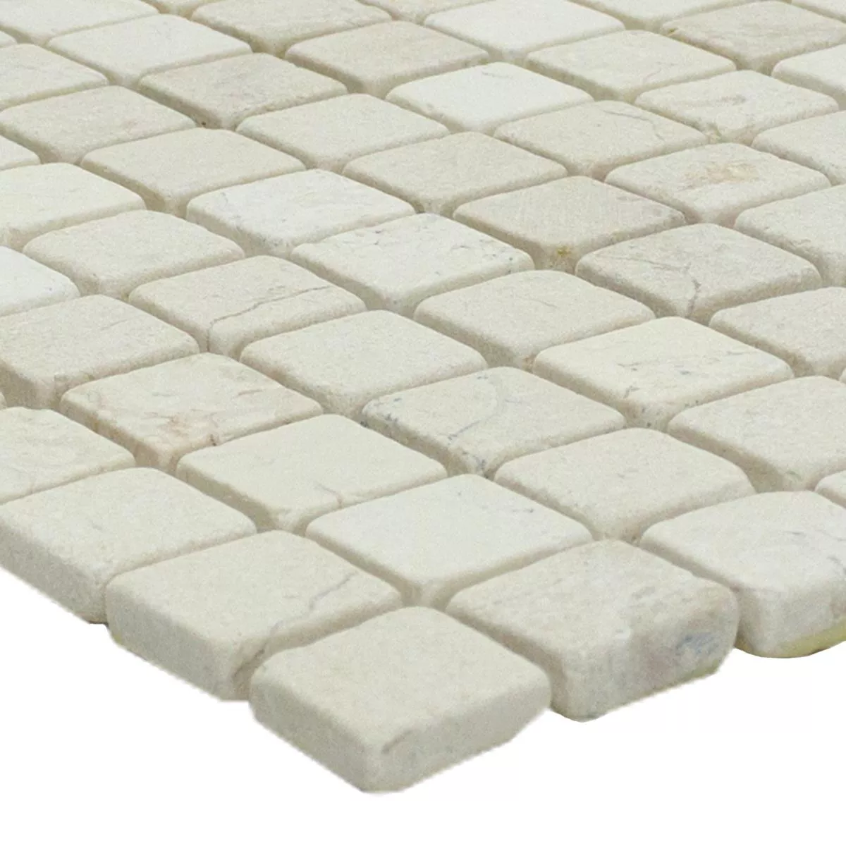 Natural Mosaïques Pierre Marbre Vito Beige Blanc