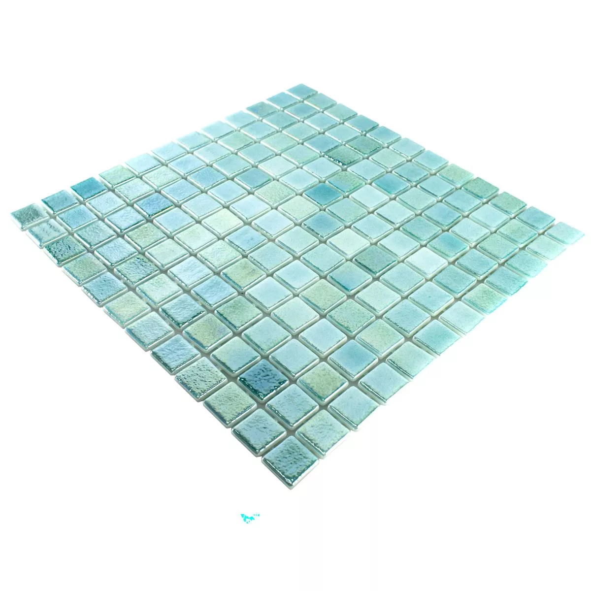 Échantillon Verre Piscine Mosaïque McNeal Turquoise 25