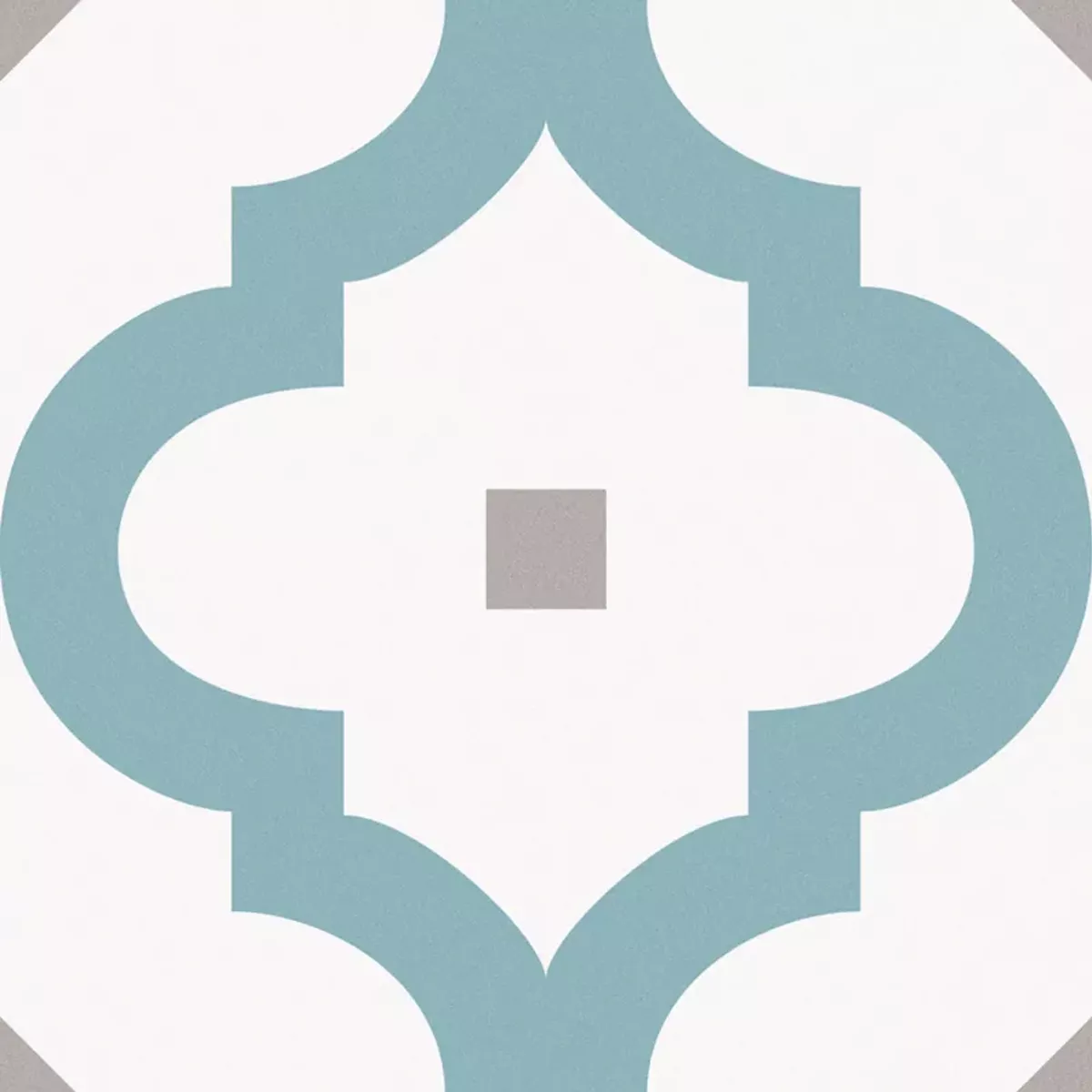 Atlantica Medeo Bleu Blanc Gris 25x25 cm