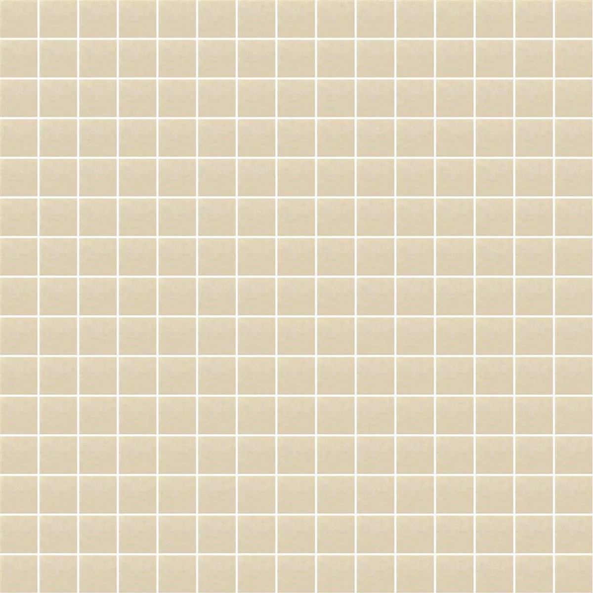 Mosaïque En Verre Tuile Trend-Vi Vitreo 179 Beige 20x20mm
