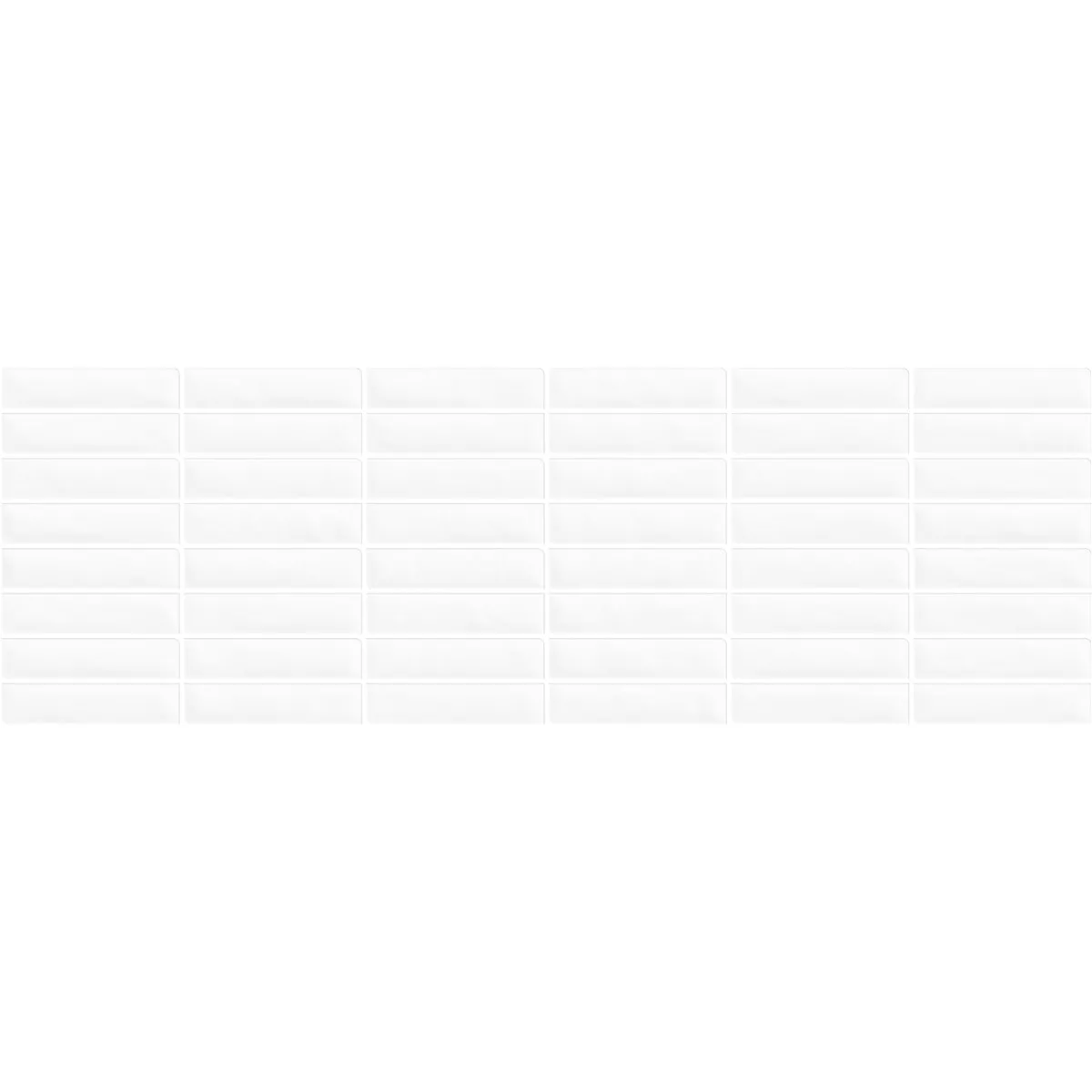 Ferrum Blanc Brillant 24x74 cm