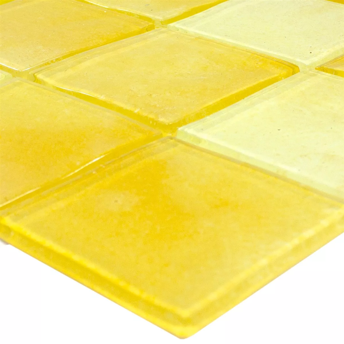Mosaïque En Verre Argos Jaune 48x48x4 mm