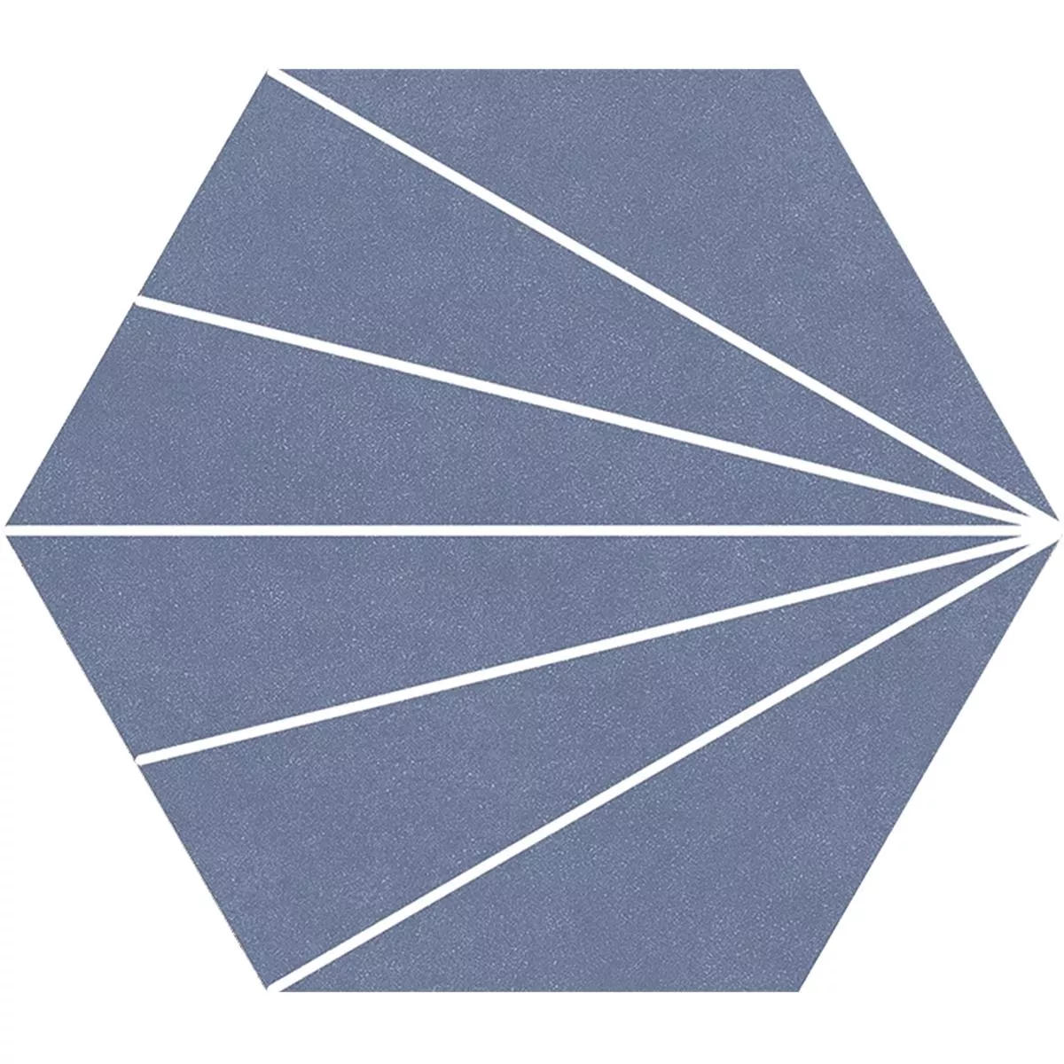 Grès Cérame Pleine Masse Carrelage Millennium Hexagone 3D Optique Bleu 22,5 x 25,9cm  Grès Cérame Pleine Masse Carrelage Millennium Hexagone 3D Optique Bleu 22,5 x 25,9cm