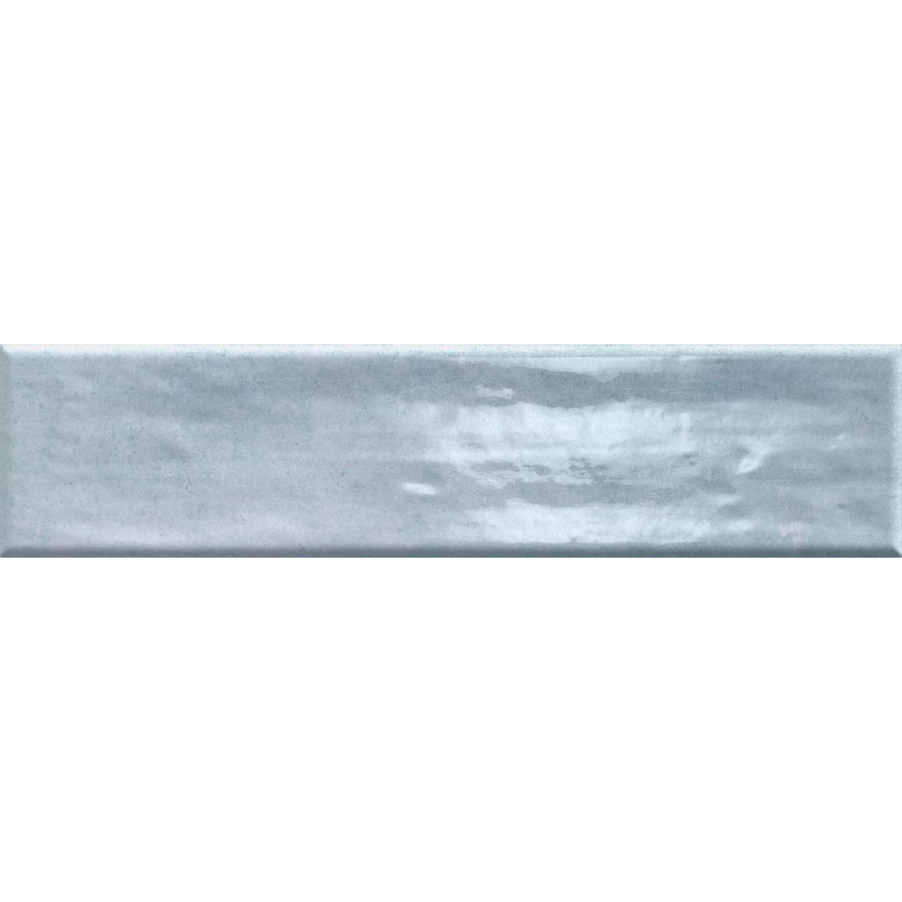 Wandtegels Tropea Glanzend Gegolfd Blauw 7,5x30cm Wandtegels Tropea Glanzend Gegolfd Blauw 7,5x30cm
