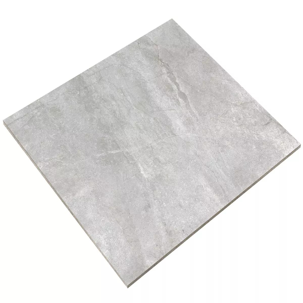 Sample Vloertegels Pangea Marmerlook Mat Zilver 60x60cm