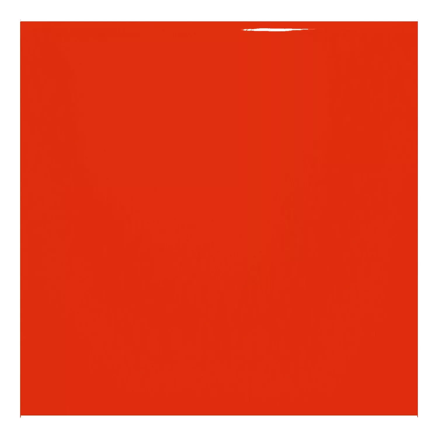 Carrelage métro Rouge Brillant 10x10 cm Sans Facette Freyburg Rojo