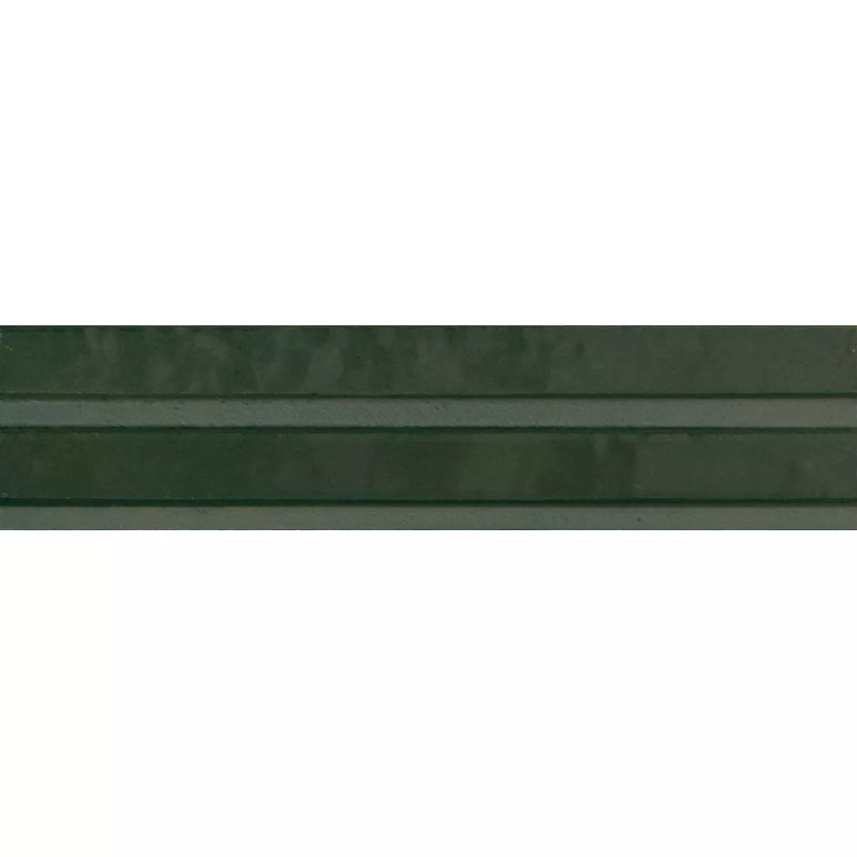 Artemis Vert Brillant Structuré 3D 6x24 cm