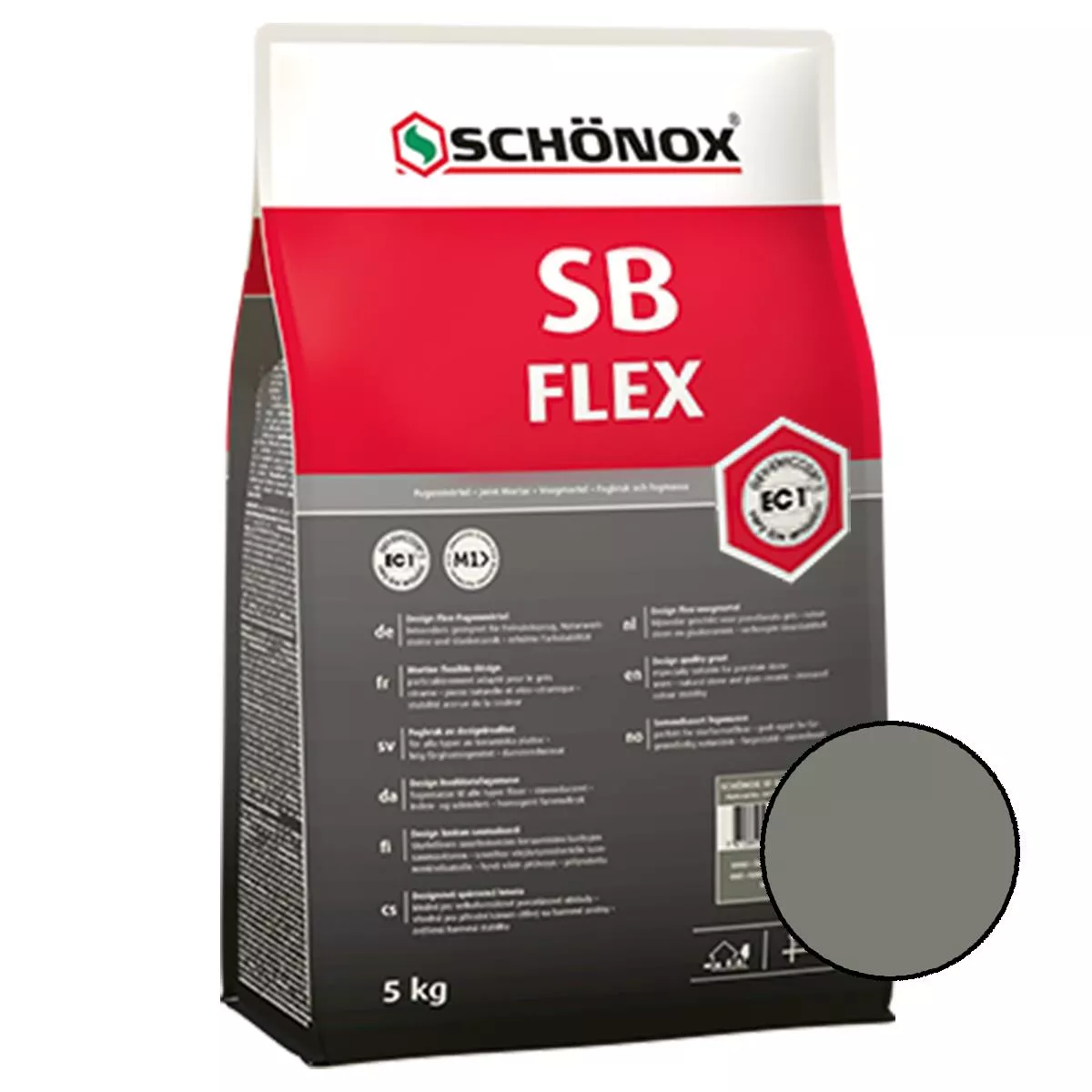 Voeg Schönox SB Flex Grijs 5 kg  Voeg Schönox SB Flex Grijs 5 kg