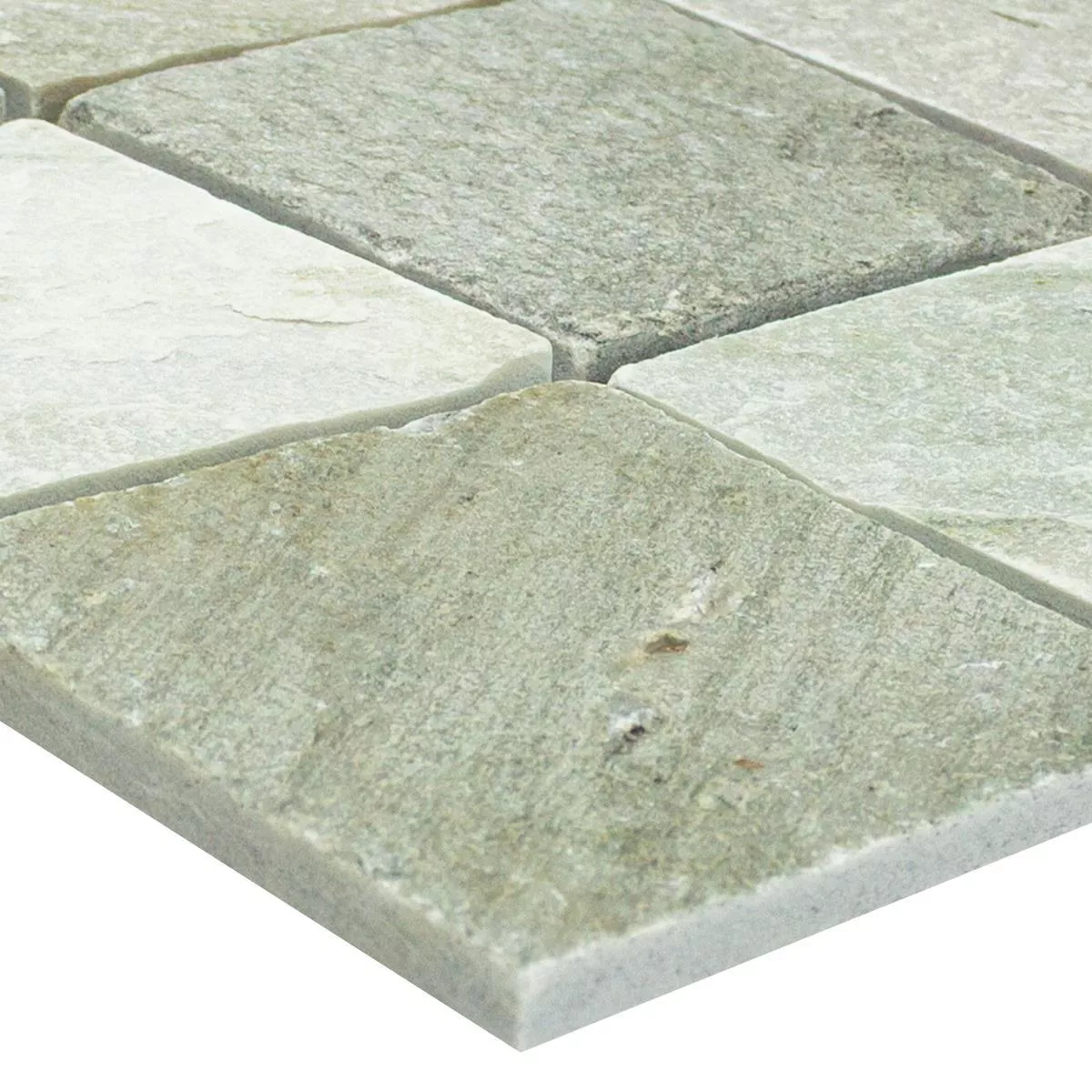 Mosaïque Quartzit Beige Gris 100x100mm Mosaïque Quartzit Beige Gris 100x100mm