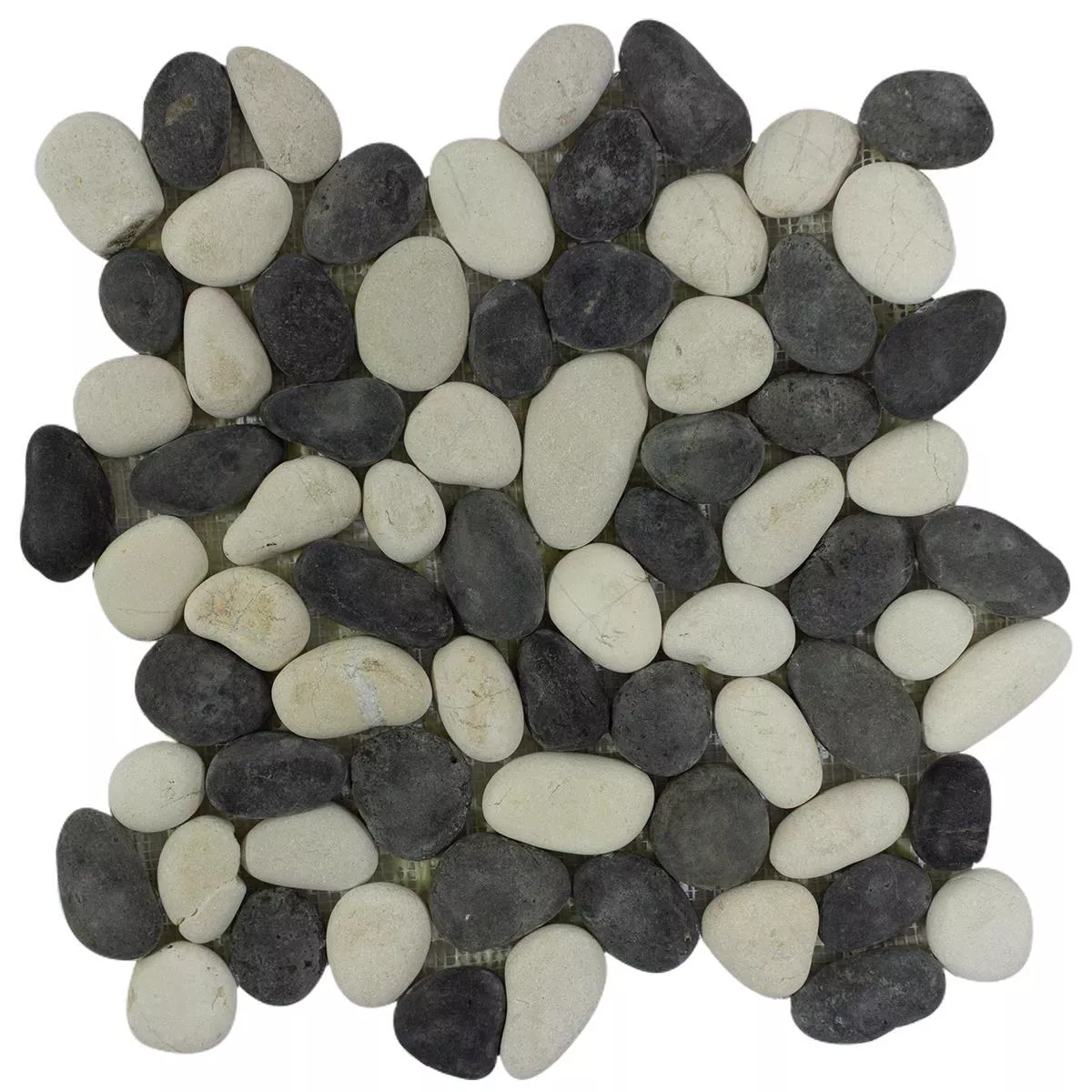 Galetsmosaïque Carrelage Xanthos Noir Blanc