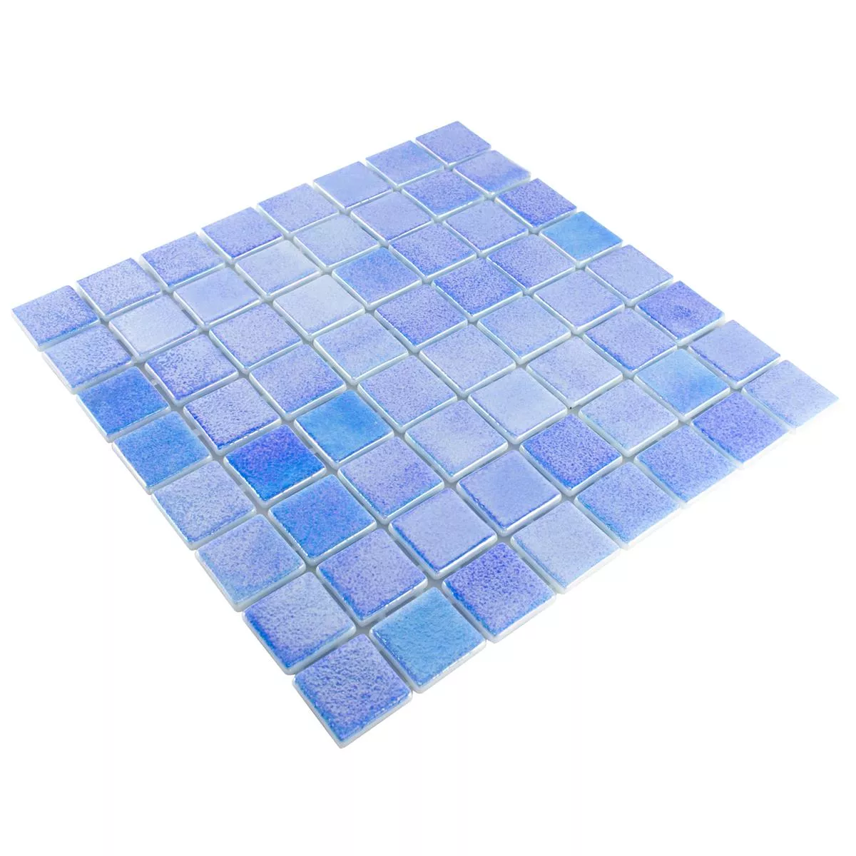 Sample Glas Zwembad Mozaïek McNeal Blauw 38