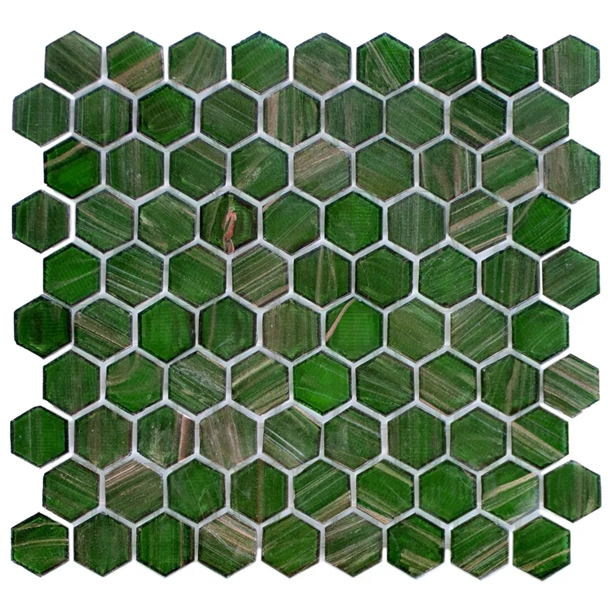 Mosaïque En Verre Carrelage Trend-Vi Hexagonal 236 Vert