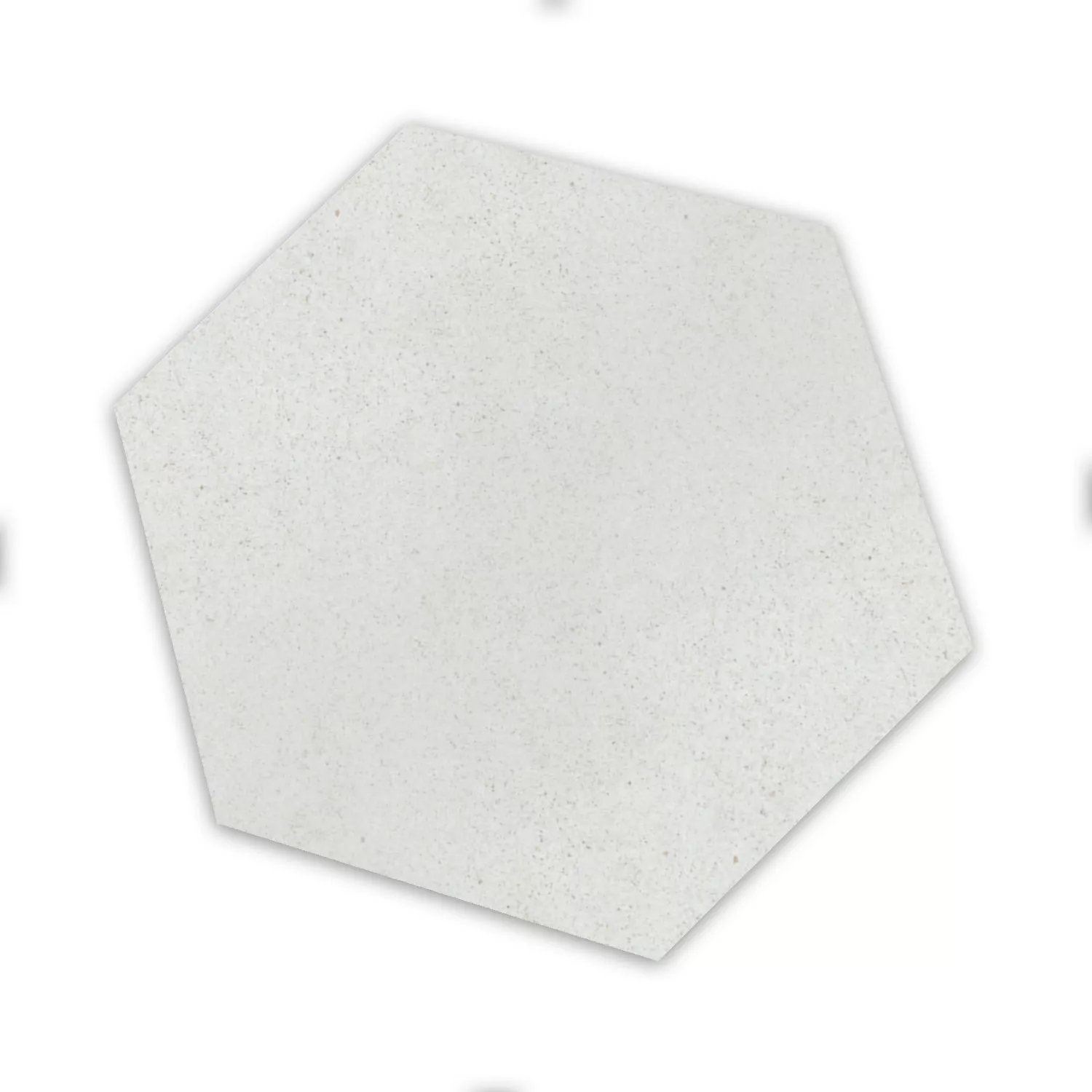 Échantillon Carreaux De Ciment Optique Hexagone Alicante Blanco
