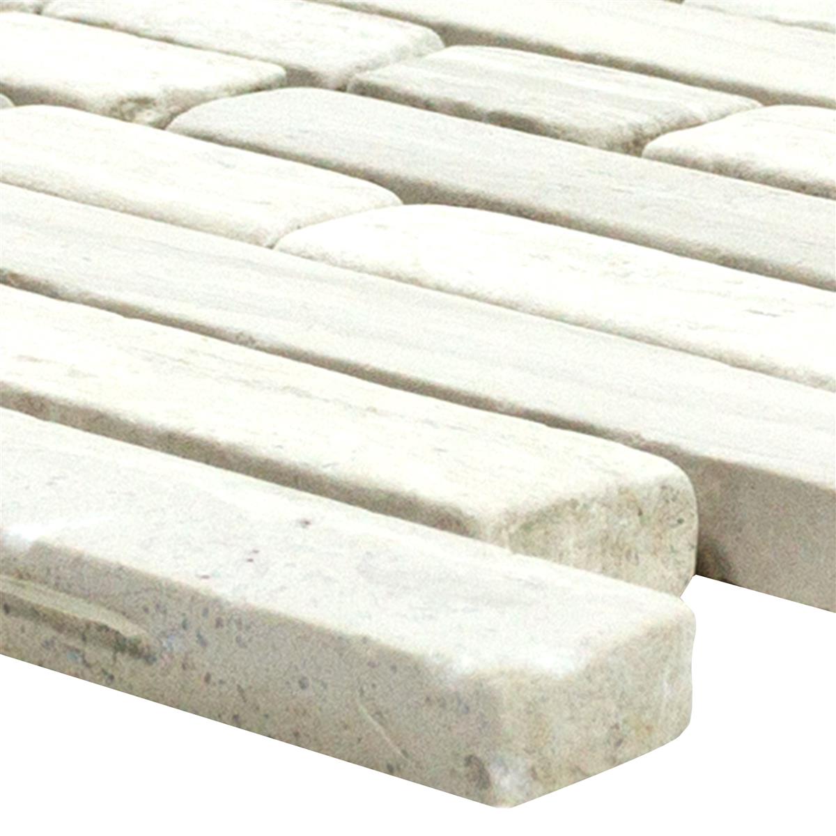 Mosaïque Carrelage Marbre Brick Stanley Gris