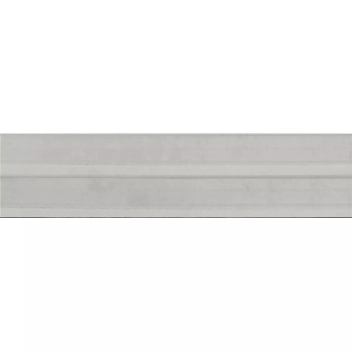 Artemis Blanc Brillant Structuré 3D 6x24 cm