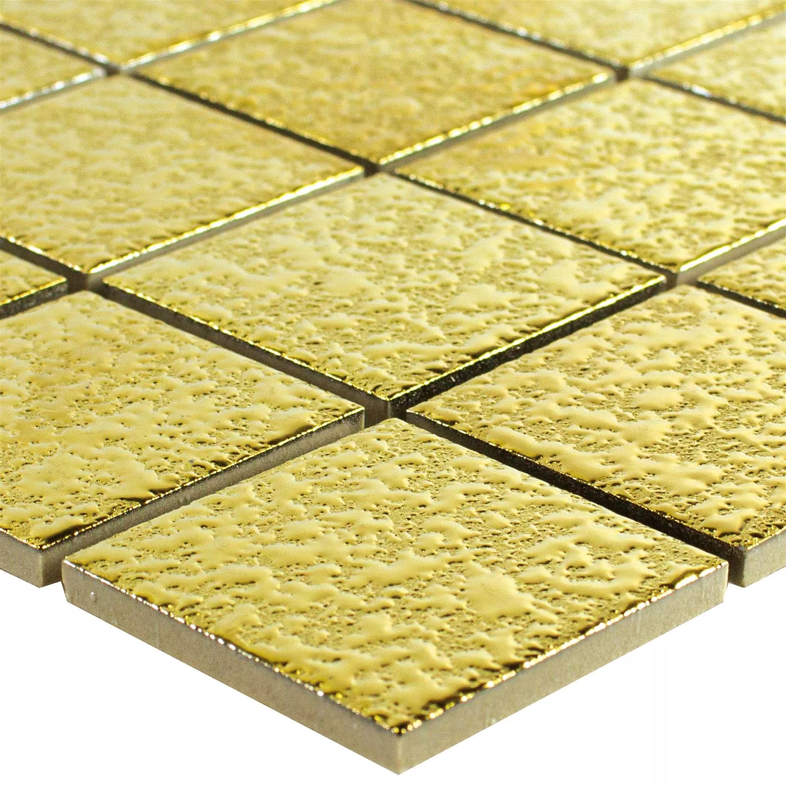 Céramique Mosaïque Carrelage Jackson Or Battu Céramique Mosaïque Carrelage Jackson Or Battu