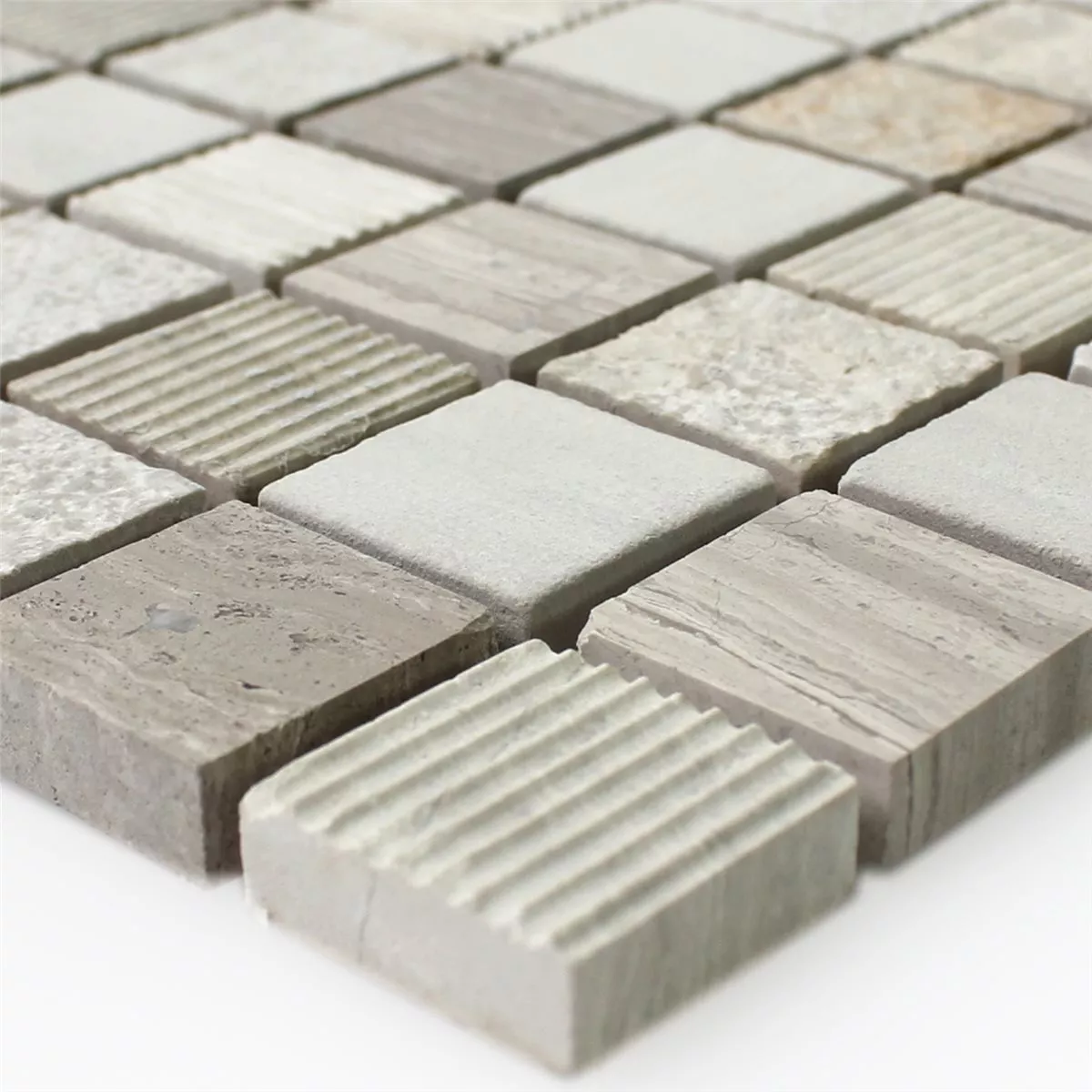 Mosaïque - MOSANI - MOS40-0200 - Marbre Pierre Naturelle - Beige Clair Mosaïque - MOSANI - MOS40-0200 - Marbre Pierre Naturelle - Beige Clair