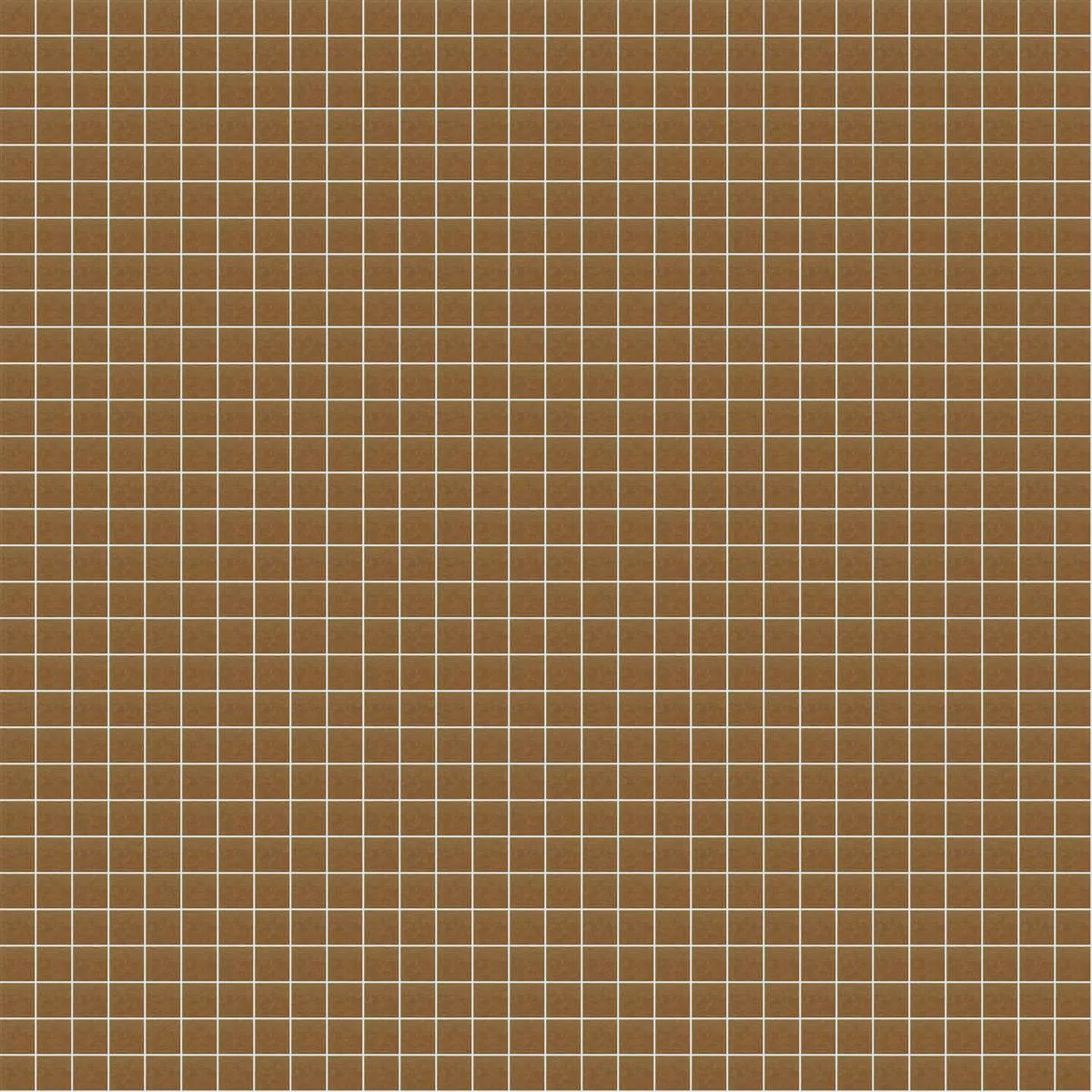 Mosaïque En Verre Tuile Trend-Vi Vitreo 191 Café Brun 10x10mm