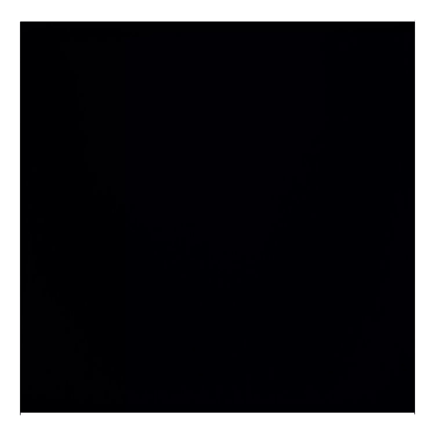 Metro tegel Zwart Mat 15x15 cm Zonder Facet Miona Negro