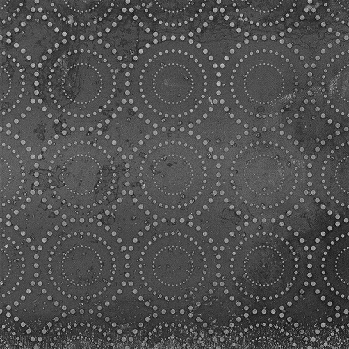 Carrelage Sol Et Mur Chicago Métaloptique Anthracite R9 - 18,5x18,5cm Pattern 4