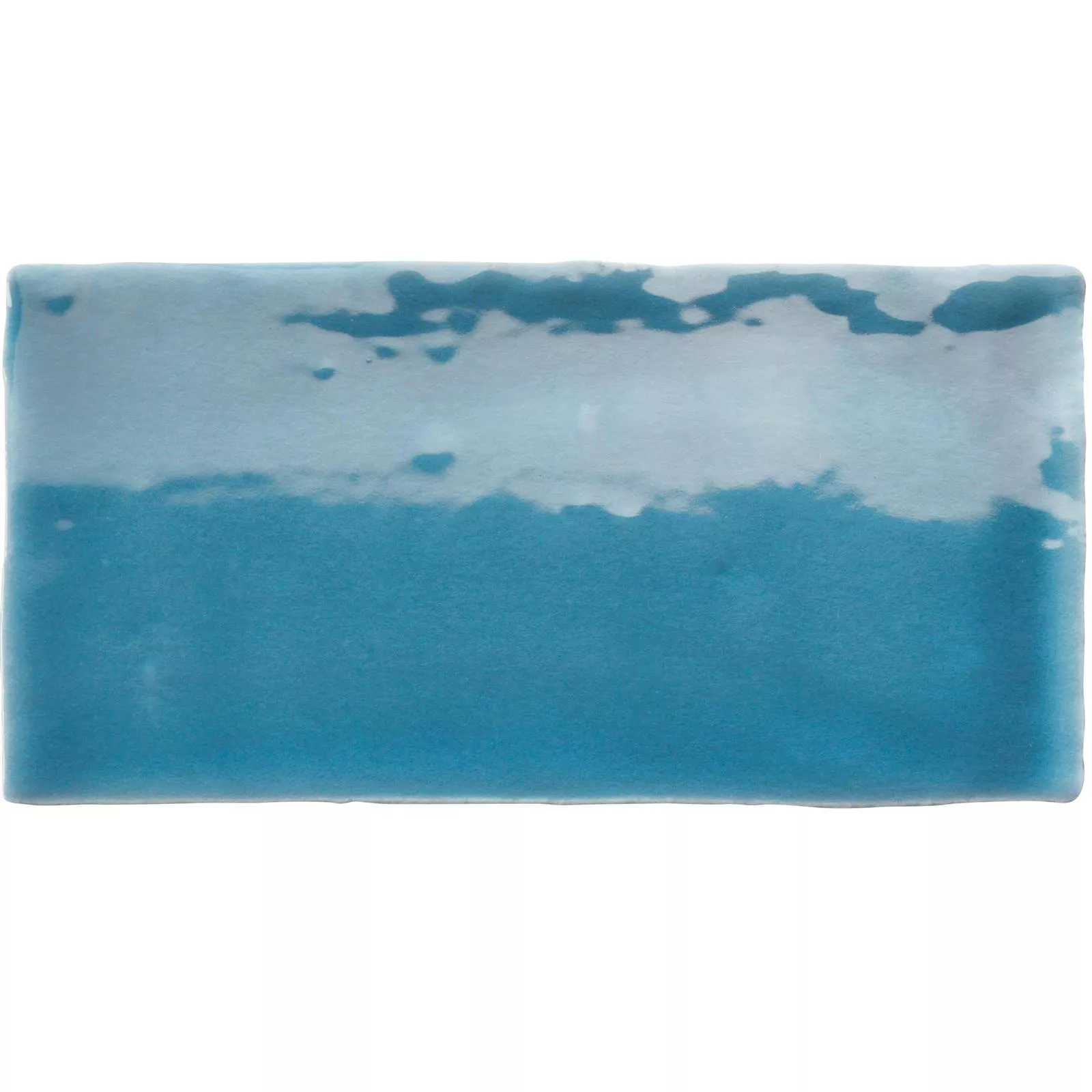Wandtegels Algier Handgemaakte 7,5x15cm Zee Blue