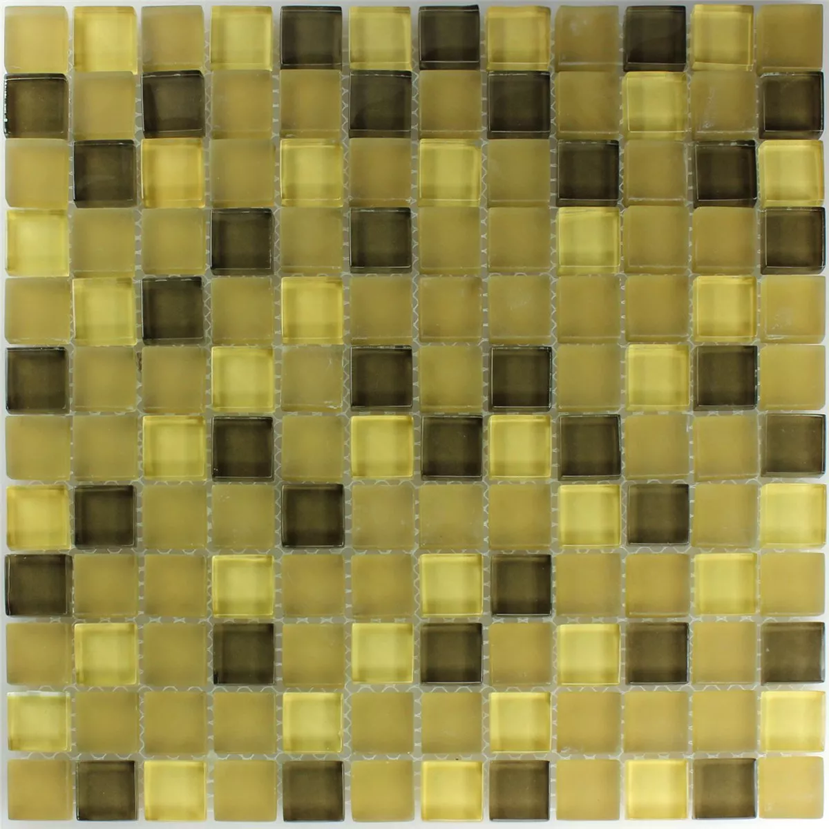 Sample Glasmozaïek Tegels Yellow 