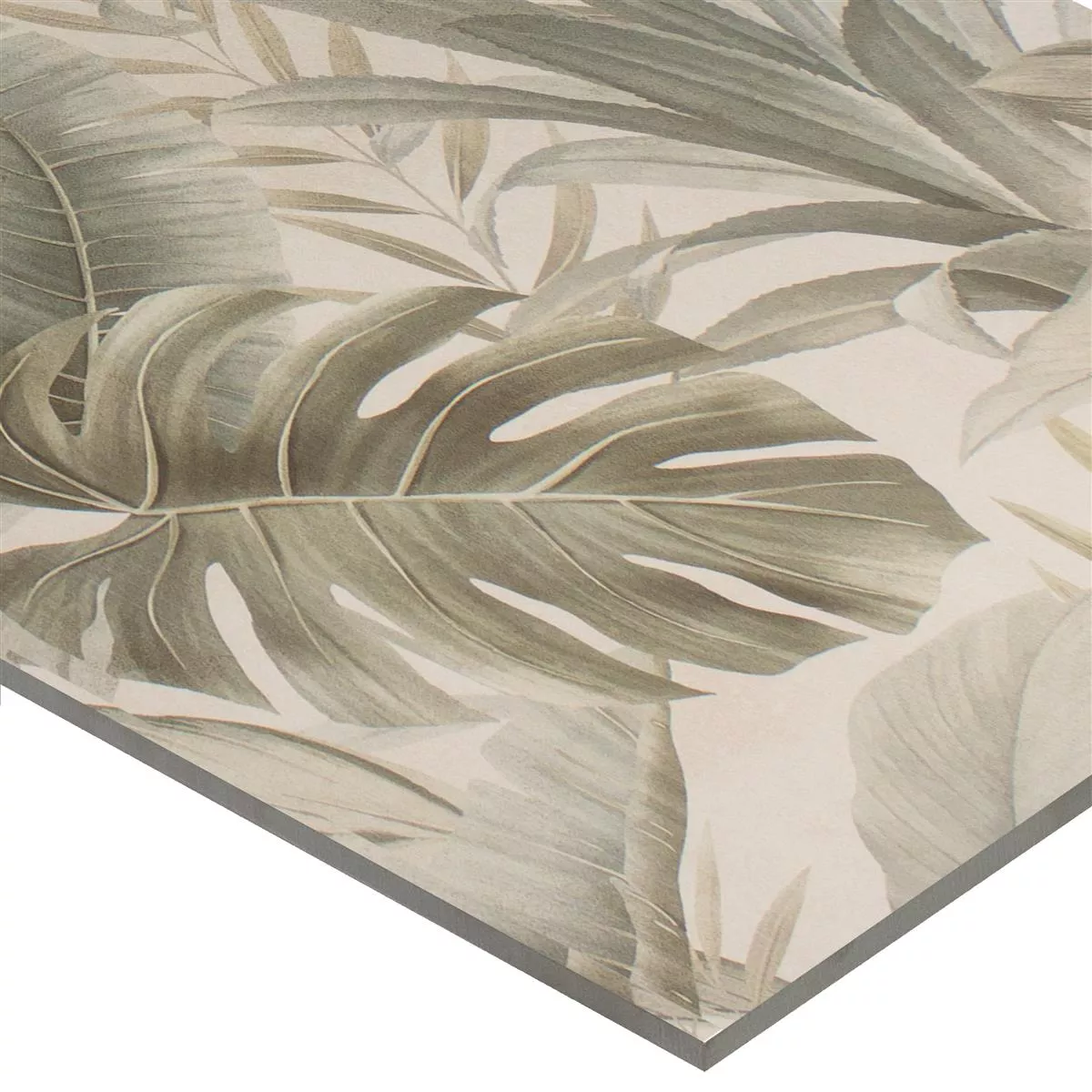 Wandtegels Honolulu Floral 60x120cm Ivoor