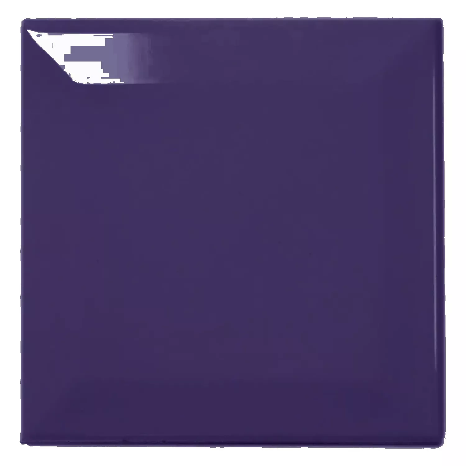 Carrelage métro Bleu Brillant 10x10 cm Avec Facette Catarina Cobalto