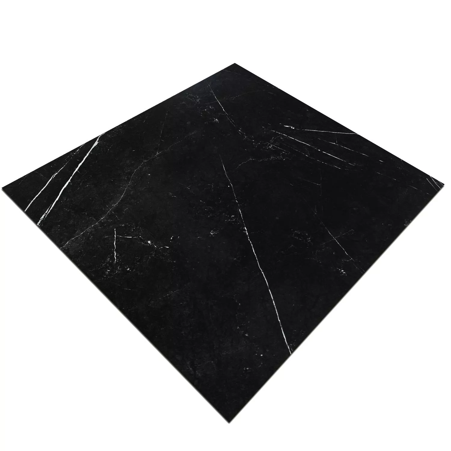 Carrelage Sol Et Mur Marbre Optique Imperial Noir 58x58cm