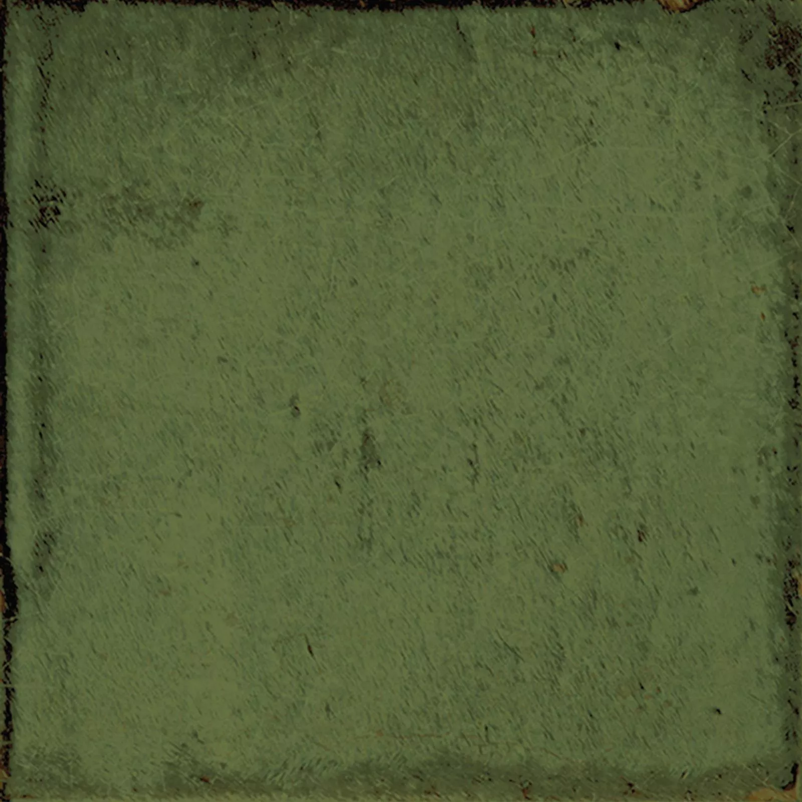 Wandtegels Maestro Gegolfd Glanzend Olijfgroen 15x15cm