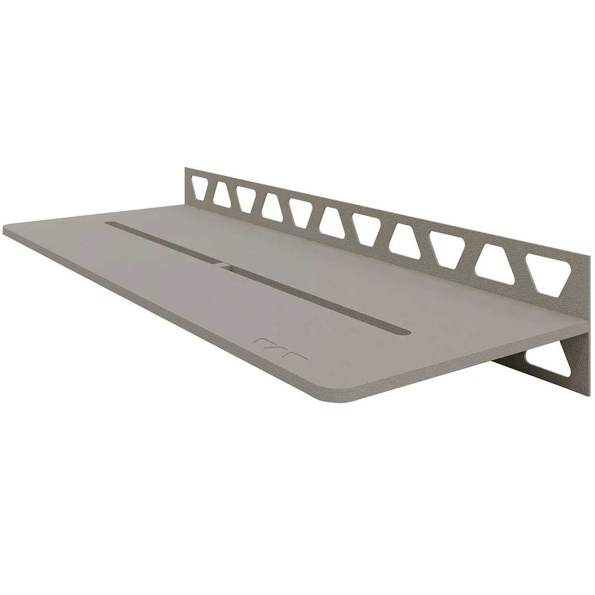 Doucheplank wandplank Schlüter rechthoek 30x11,5cm puur beige