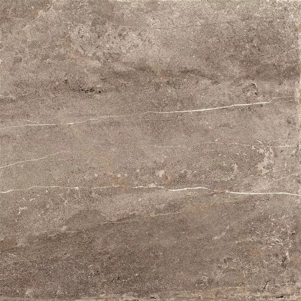 Terrastegels Detmold Natuursteen Optiek 60x60cm Bruin