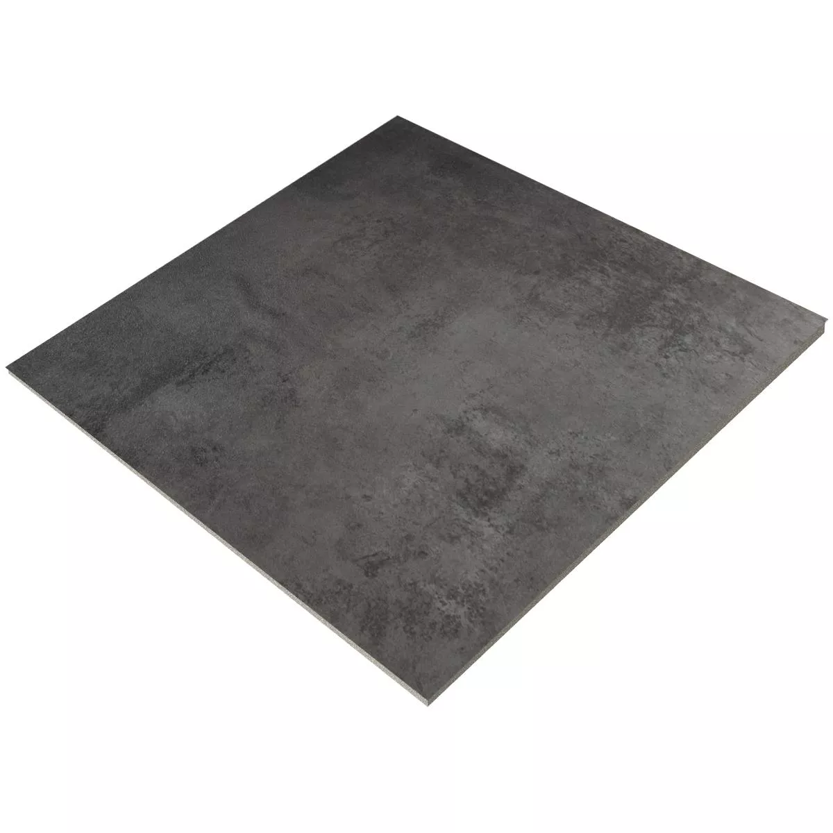 Carrelage Sol Et Mur Oyama Métaloptique 60x60cm Gris Foncé