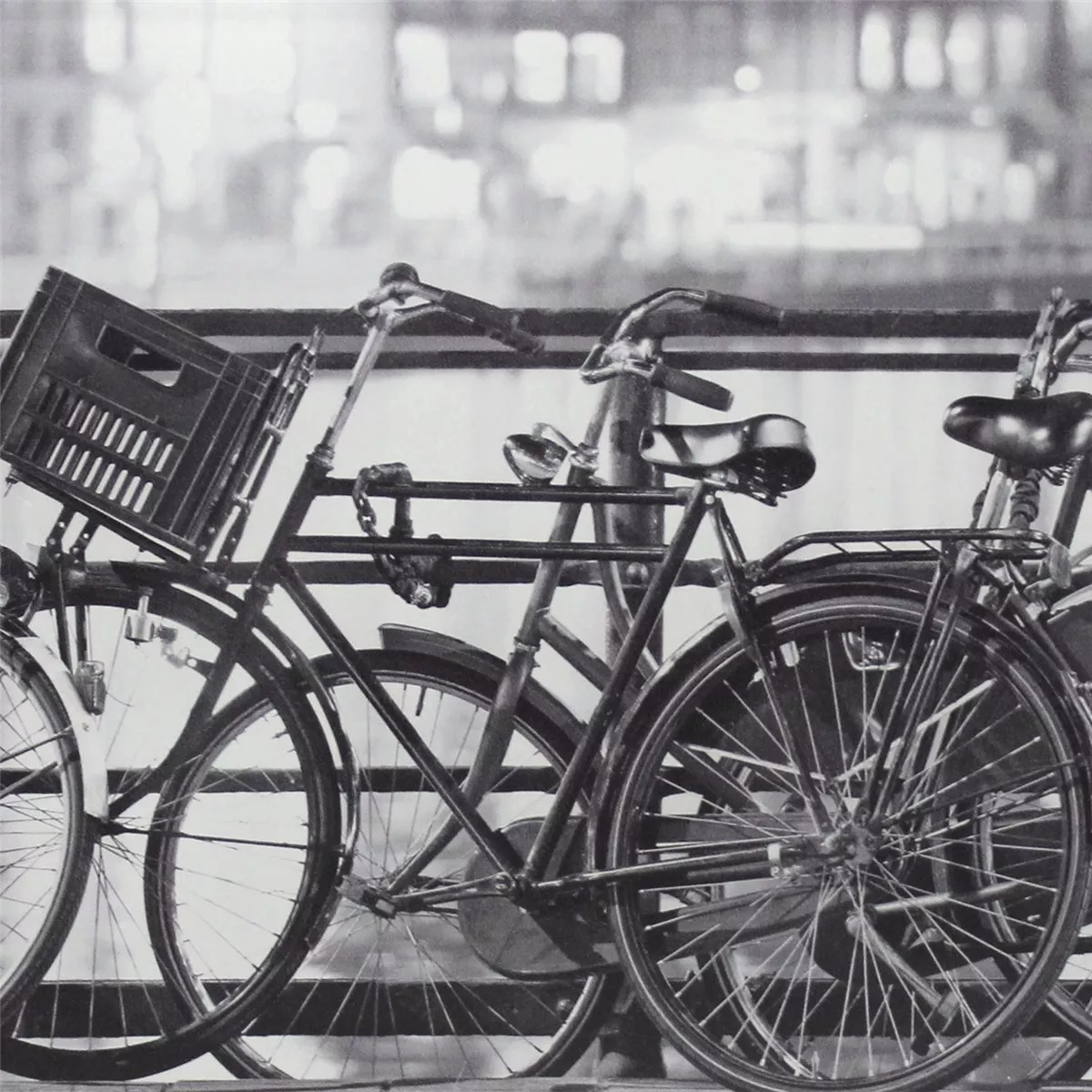 Amsterdam Decor Glas Effect Tegel Fiets 20x50cm Amsterdam Decor Glas Effect Tegel Fiets 20x50cm