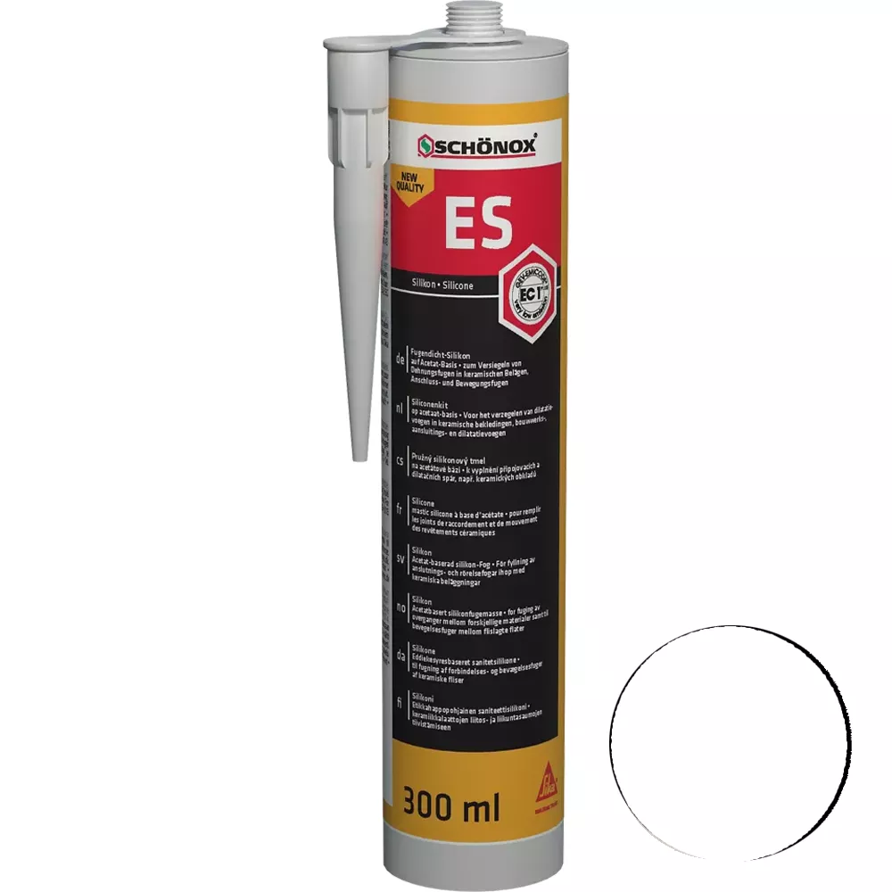 Schönox ES Witte Voegafdichting Siliconen (300ml) Schönox ES Witte Voegafdichting Siliconen (300ml)